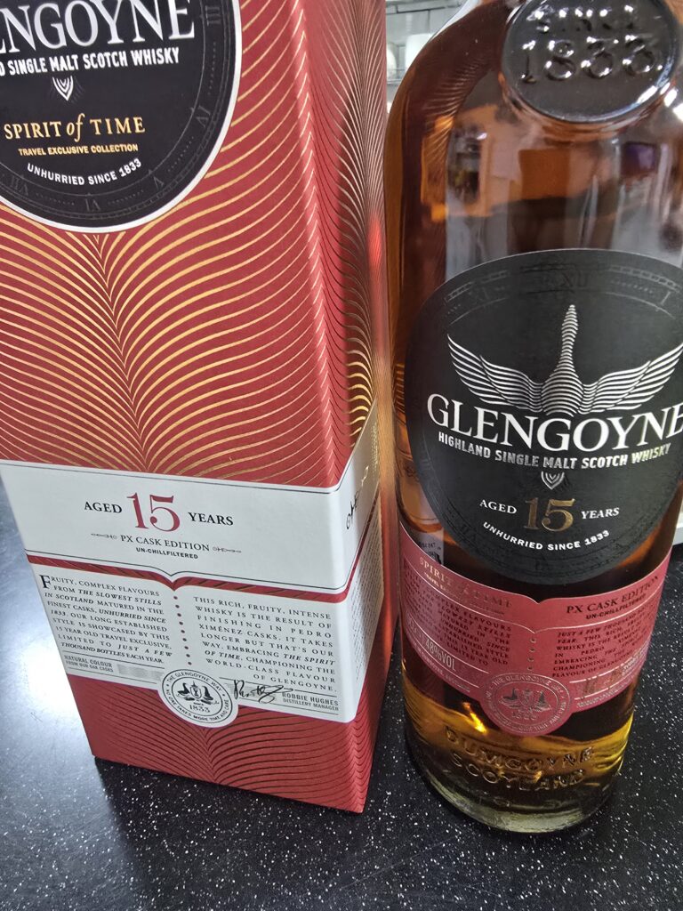 글렌고인 15년 PX 캐스크 에디션 (Glengoyne 15 Year Old PX Cask Edition) – 제주 면세점 가성비 최고의 셰리 위스키 시음기