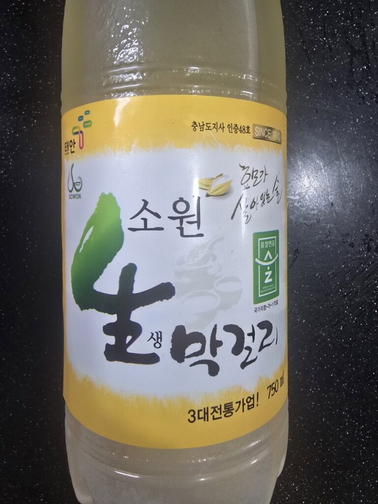 소원 생 막걸리 (Sowon Draft Makgeolli) – 가벼운 바디감과 다소 아쉬웠던 솔직 시음 후기